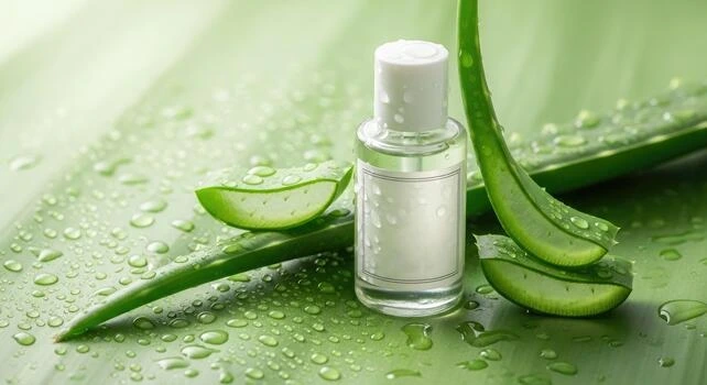 Kshithija organic skincare products featuring herbal serum and cleanser