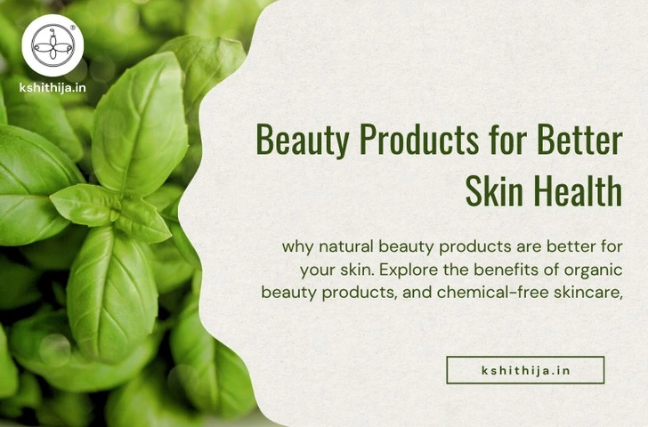 Organic and chemical-free skincare ingredients